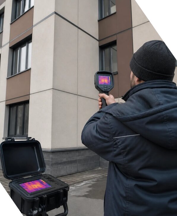 Тепловизионное обследование зданий и сооружений в Донском